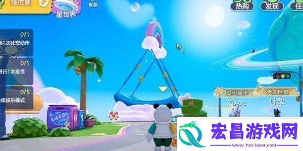 元梦之星广场彩蛋在哪广场彩蛋位置