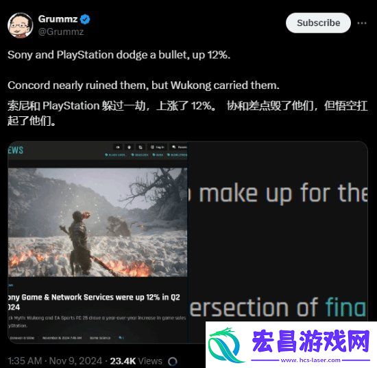 黑神话力挽狂澜救索尼！玩家