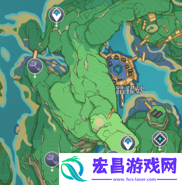 原神2.1稻妻地灵龛位置图原神稻妻地灵龛钥匙获取