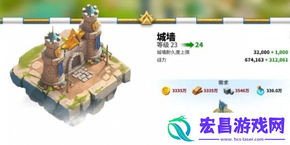 万龙觉醒城堡升级需要哪些材料