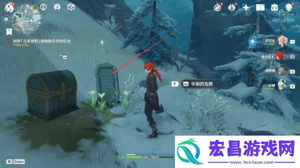 原神雪山三个匣子收集路线龙脊雪山三个匣子位置大全