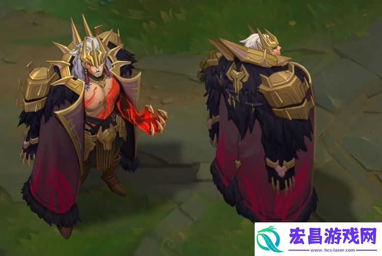 LOL狼灵武神潘森+斯维因皮肤概念设计