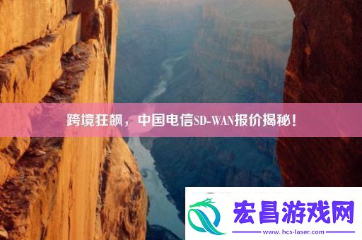 跨境狂飙中国电信SDWAN报价揭秘！