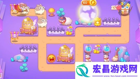 保卫萝卜4阿波与魔法宝藏第61关怎么过