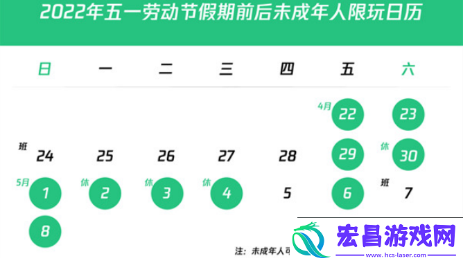 和平精英未成年五一劳动节游玩哪些时段