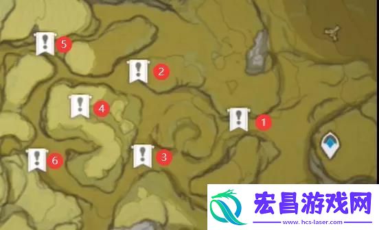 原神手游红叶子矮树宝藏位置