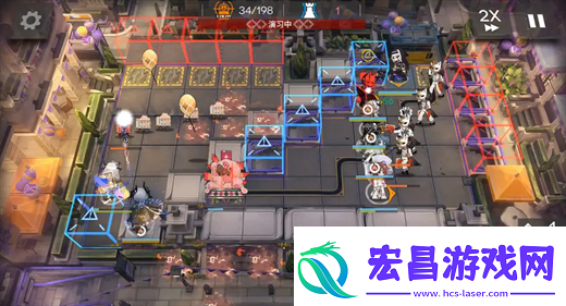明日方舟PVEX1突袭挂机通关方法
