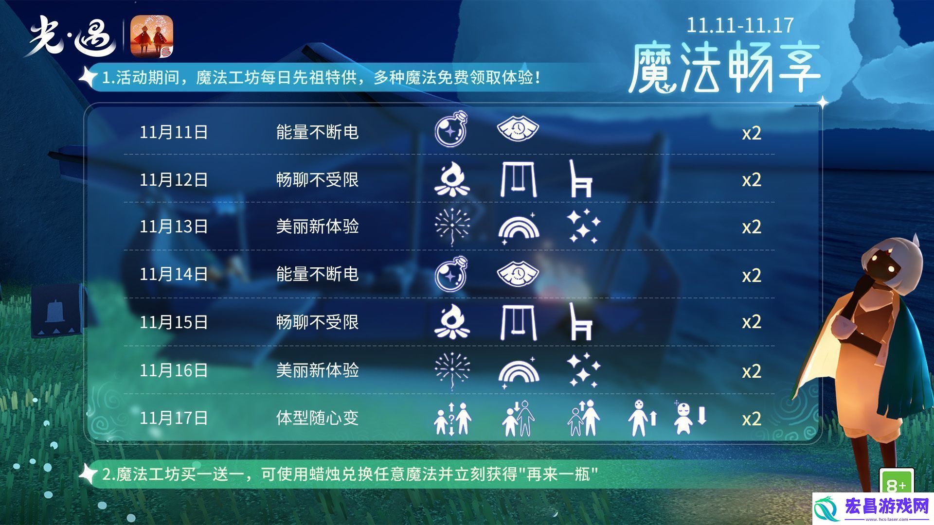 光遇遇见惊喜怎么玩光遇魔法工坊特惠活动介绍