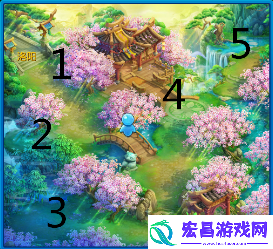 桃花源记手游采花地点位置一览