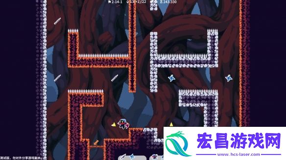 瞬移机制2D精准平台游戏忍者明Demo上线Steam