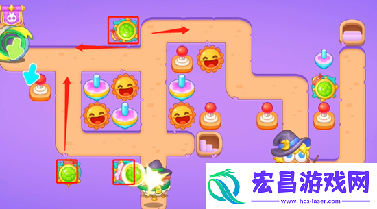 保卫萝卜4阿波与魔法宝藏第13关怎么通关