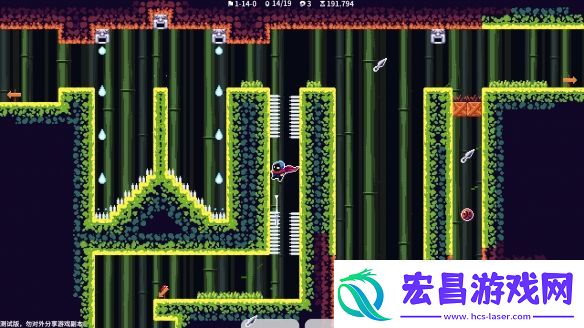 瞬移机制2D精准平台游戏忍者明Demo上线Steam