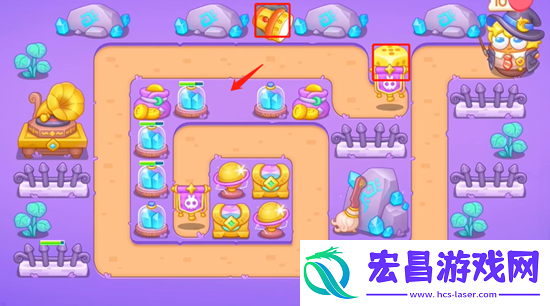 保卫萝卜4阿波与魔法宝藏第6关怎么过