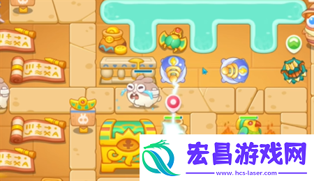 保卫萝卜4法老归来第111关通关详解