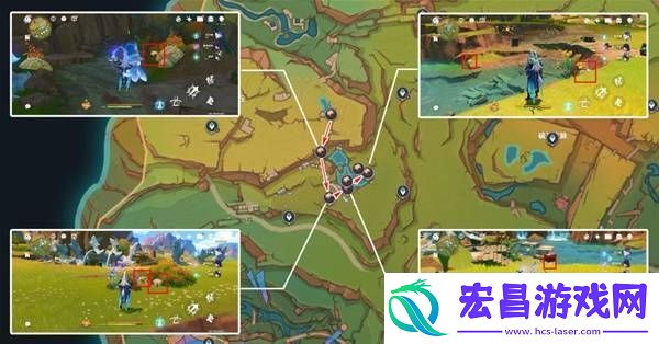 原神希诺宁突破材料灼灼彩菊采集攻略