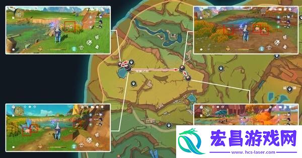 原神希诺宁突破材料灼灼彩菊采集攻略