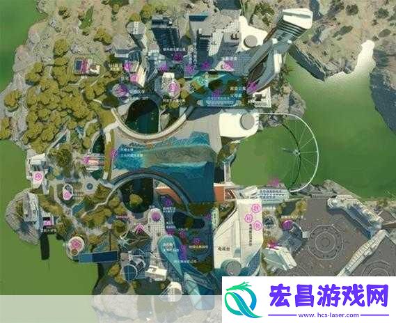 星空游戏城市一览新亚特兰蒂斯