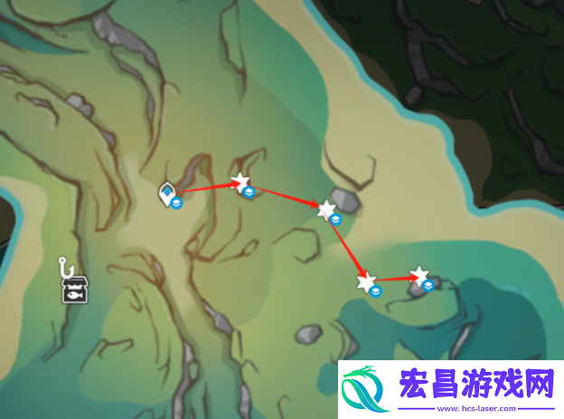 原神苍晶螺采集路线