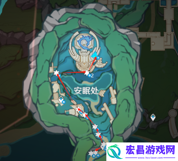 原神苍晶螺采集路线