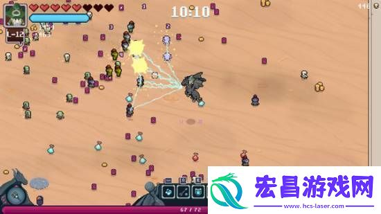 Steam暗黑风格幸存者游戏黑龙魔导士demo重大更新无限地图上线！