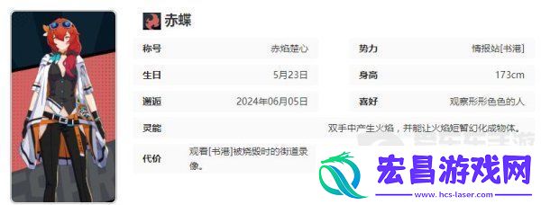 飞跃虹镜赤蝶角色怎么样