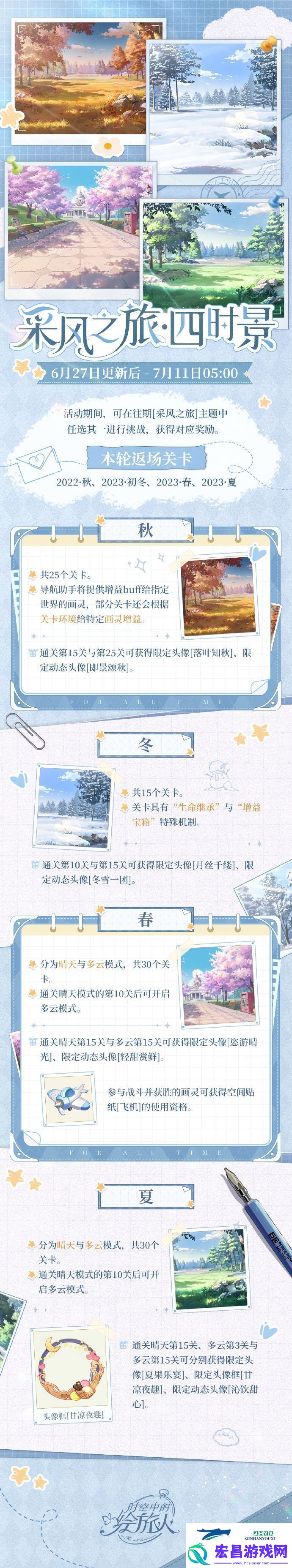 时空中的绘旅人采风之旅四时景活动怎么玩时空中的绘旅人采风之旅四时景活动玩法解读