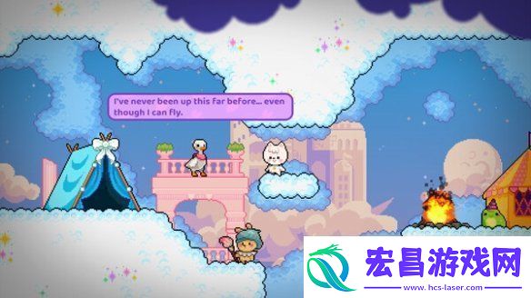 2D平台动作冒险游戏Cloudy