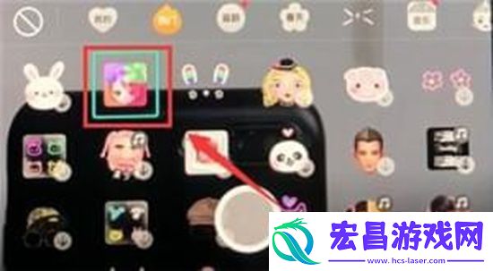 Faceu激萌如何换发色