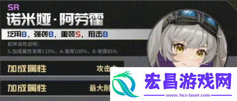 硬核机甲启示诺米娅阿劳霍强度一览