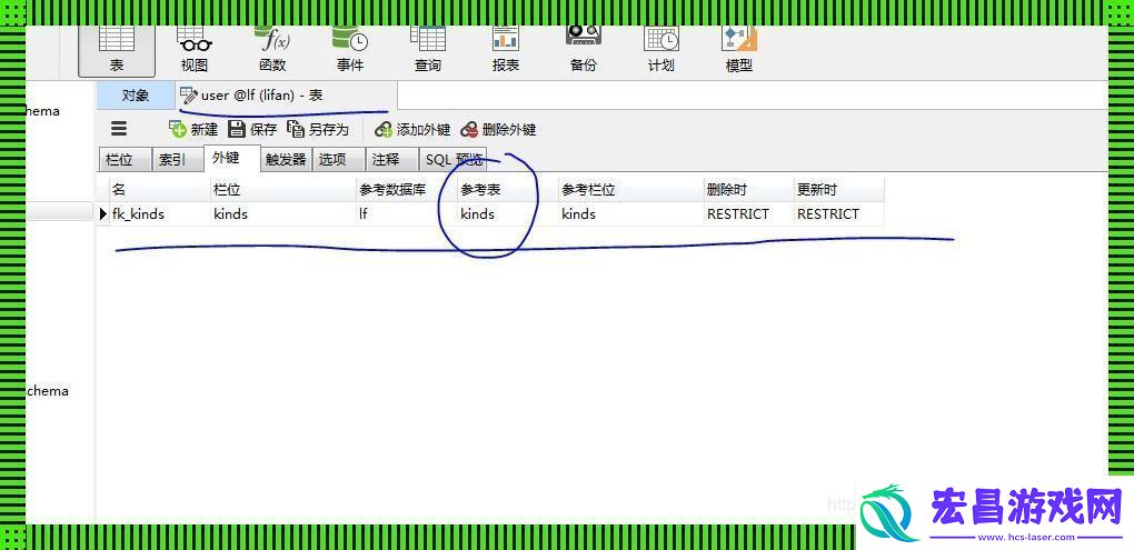 扯淡MySQL外键设置
