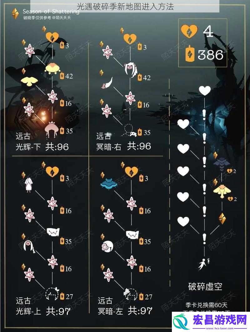 光遇破碎季新地图进入方法