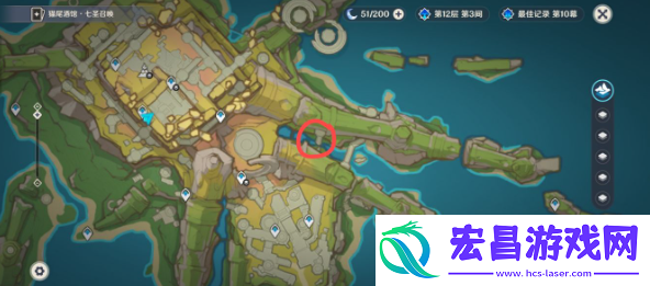 原神旧日的统律之心锚点在哪