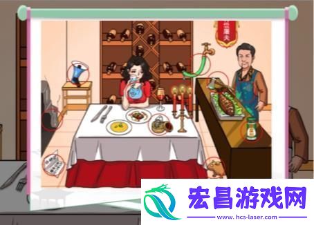 汉字找茬王砍价西餐厅怎么过