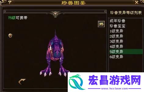 天龙八部75级暴龙宝宝