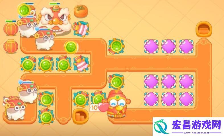 保卫萝卜4福神大作战第10关怎么通关