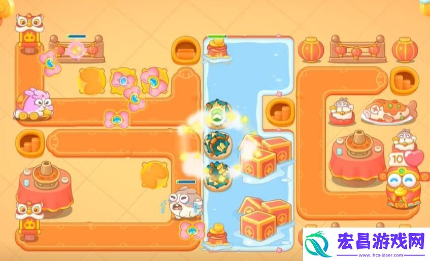 保卫萝卜4福神大作战第13关怎么过