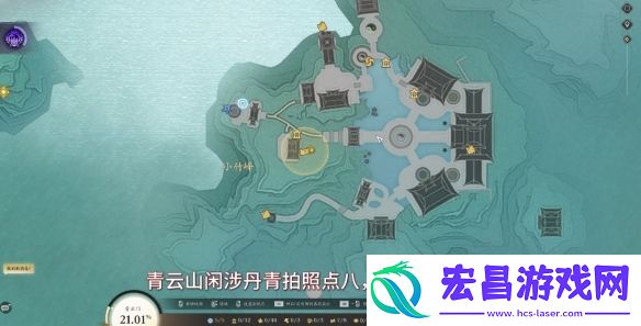 诛仙世界青云门闲涉丹青点在哪