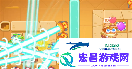 保卫萝卜4法老归来第118关通关流程