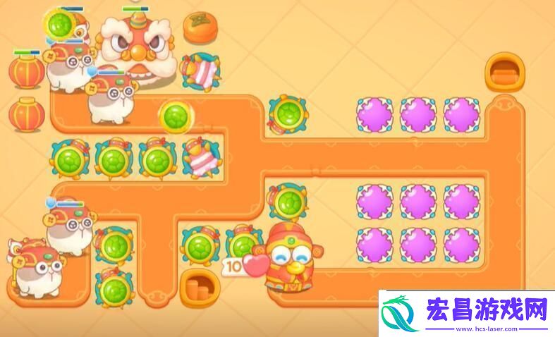 保卫萝卜4福神大作战第10关怎么通关