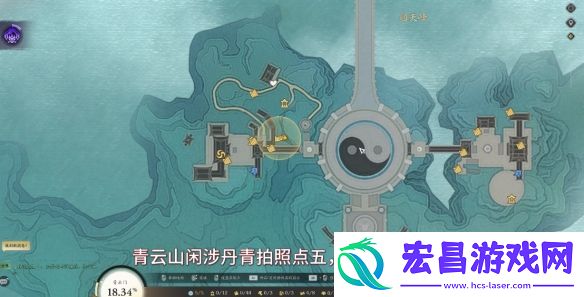诛仙世界青云门闲涉丹青点在哪