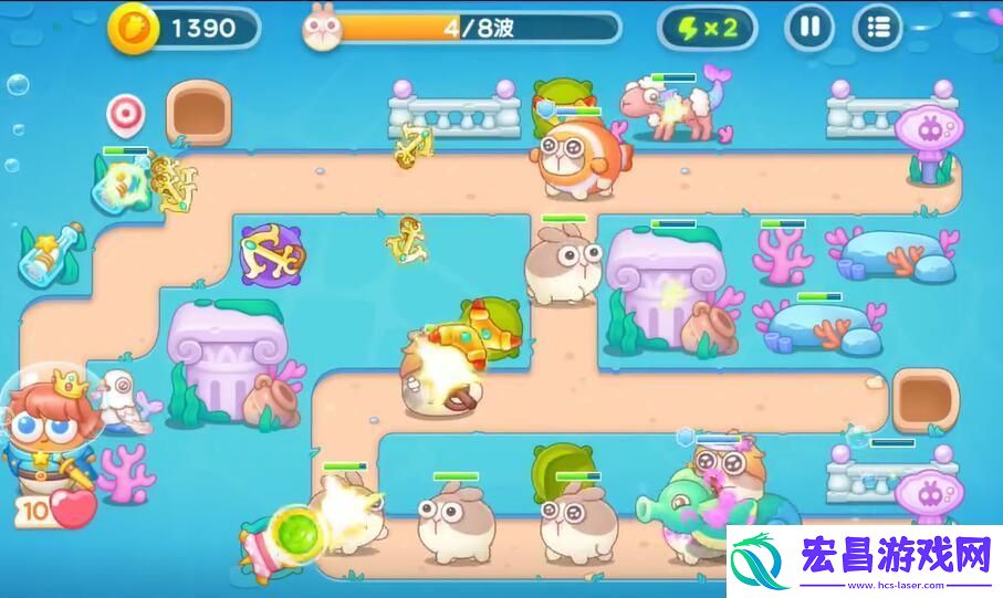 保卫萝卜4海的闺女第73关怎么过