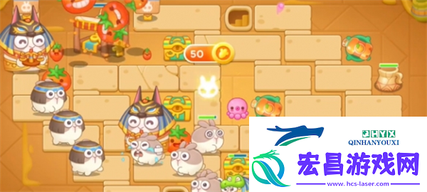 保卫萝卜4法老归来第105关怎么过