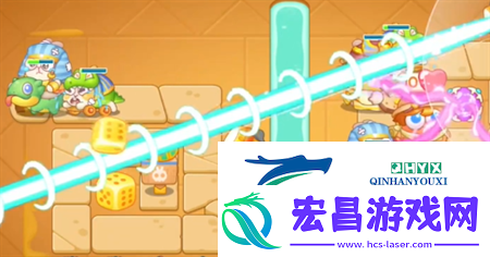 保卫萝卜4法老归来第118关通关流程