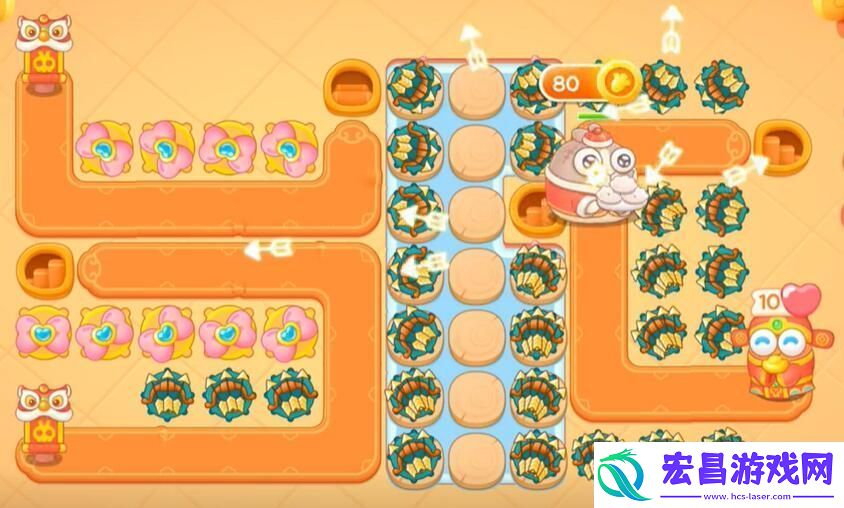 保卫萝卜4福神大作战第13关怎么过
