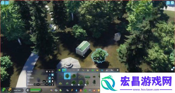 在城市