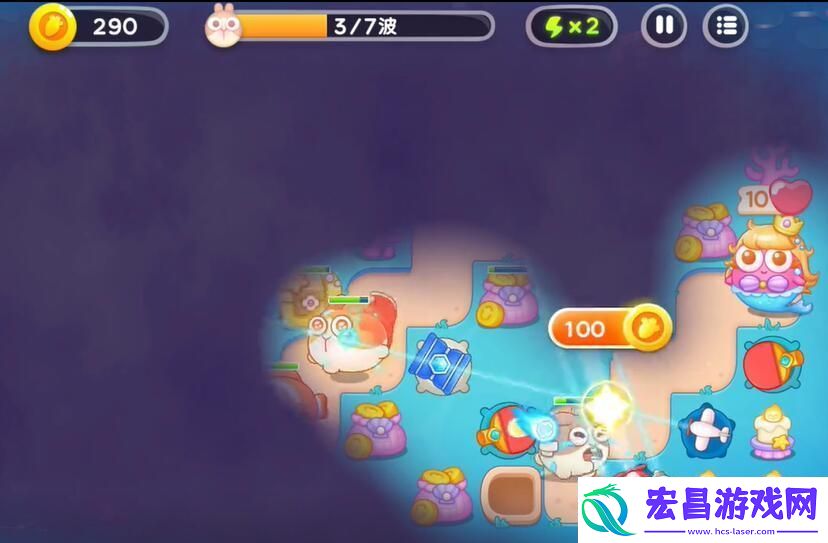保卫萝卜4海的闺女第47关怎么过