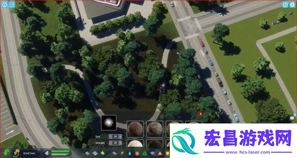在城市
