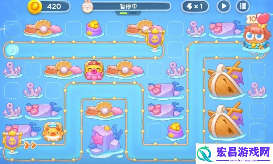 保卫萝卜4海的闺女第45关怎么过