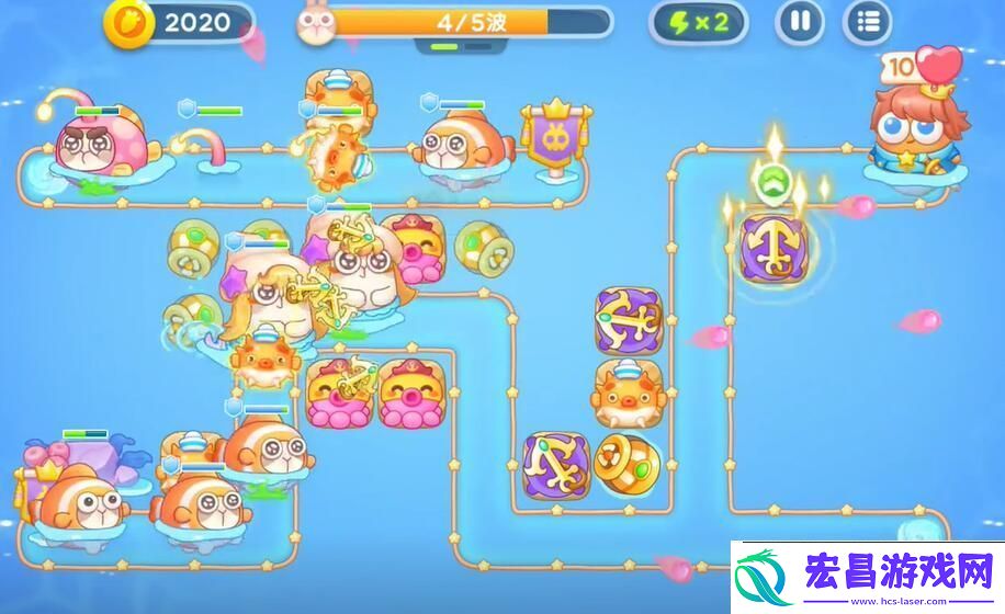 保卫萝卜4海的闺女第45关怎么过