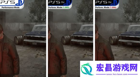 寂静岭2重制版更新后PS5和Pro对比